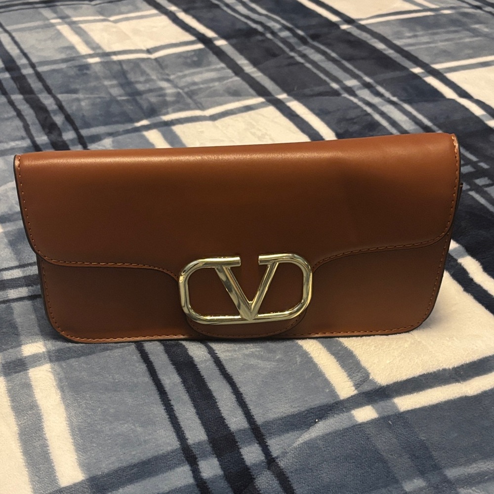Womens Designer Inspired Leather Clutch